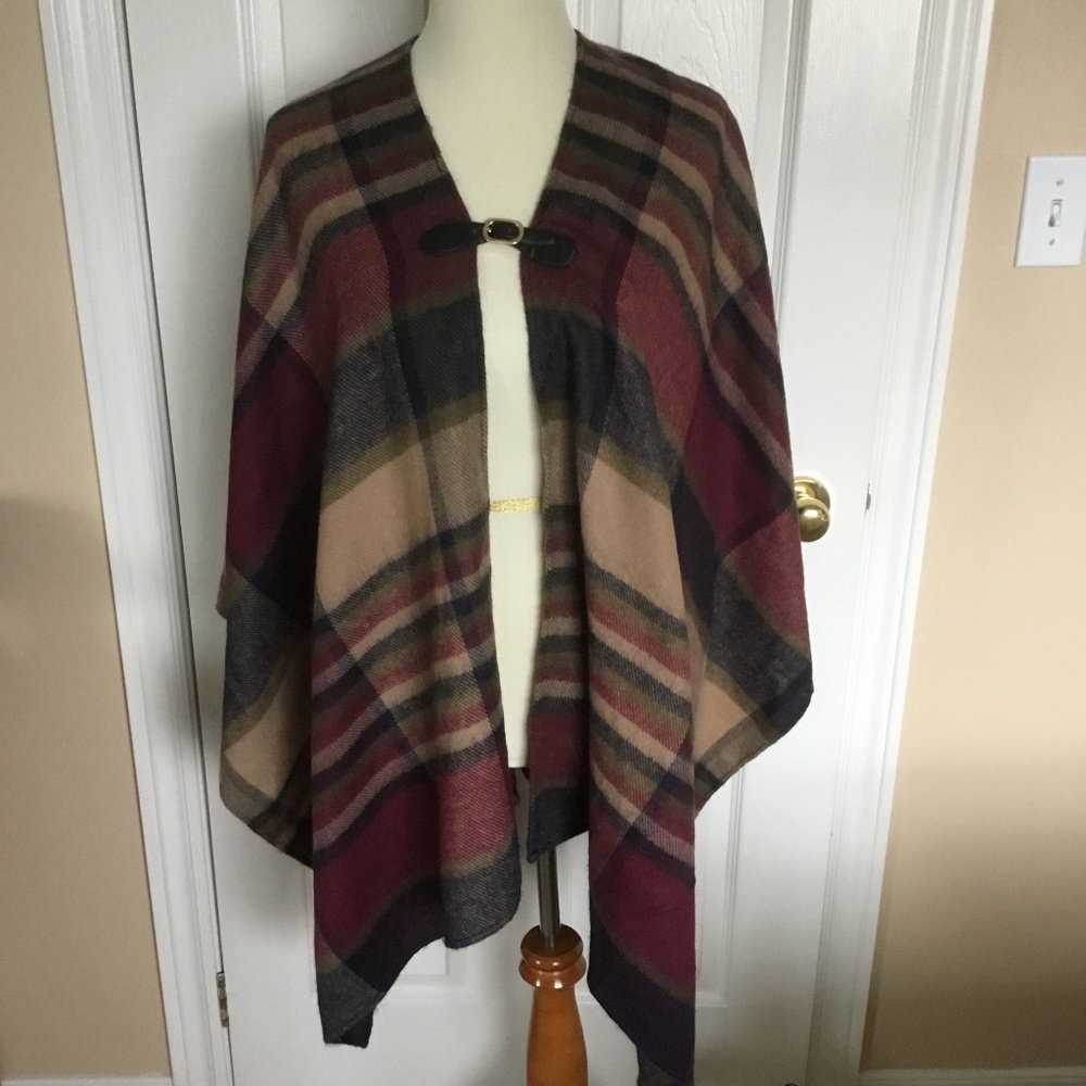 New Plaid Poncho